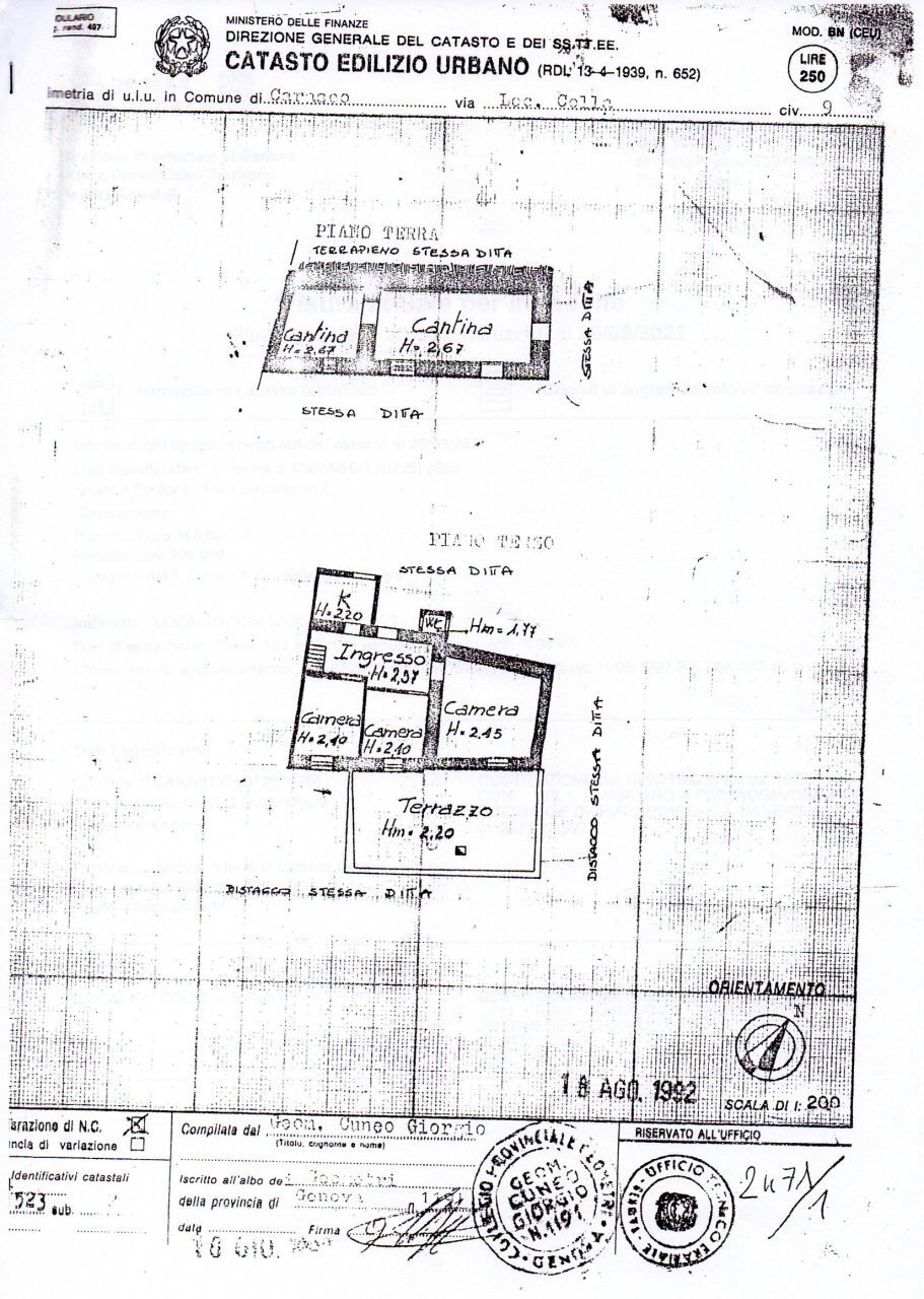 civ 9 plan.jpg - Terratetto - Terracielo Via Colla 8, Carasco - planimetria 1