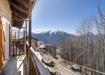 Panorama dal balcone - Baita Frazione Morinesio, Snc, Stroppo - foto 23