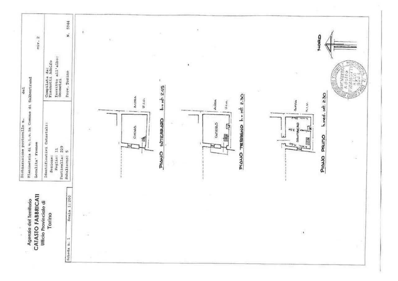 aloieboasso-salbertrand-localita-frenee12 - Holiday home borgata Frazione Frenee, 2, Salbertrand - floor plans 1