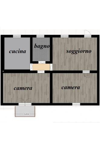 Quadrilocale corso Giuseppe Garibaldi, 97, Rho - planimetria 1