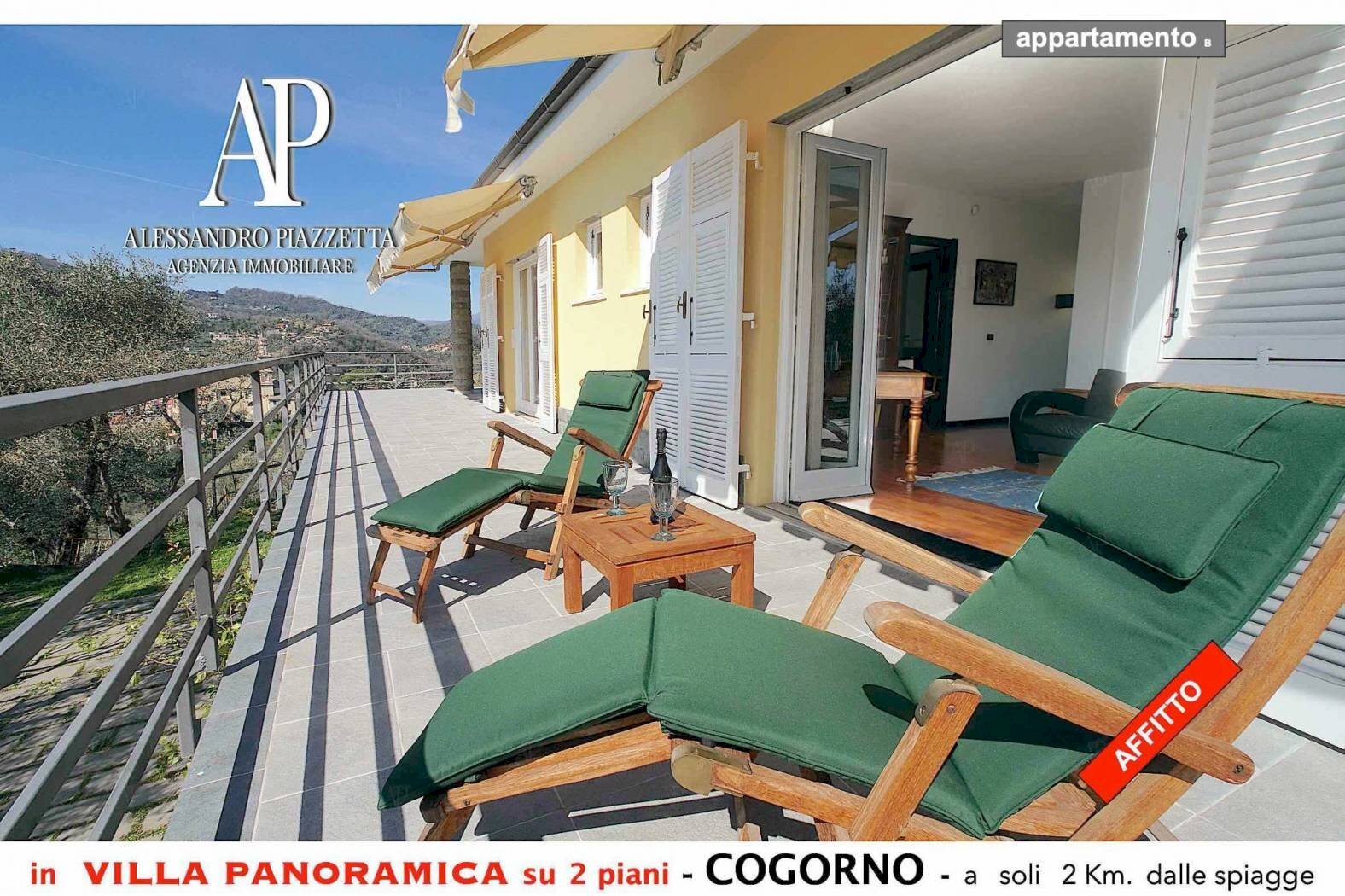 Ampio spazio esterno - Trilocale Cogorno - foto 2