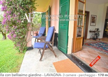 Accesso in soggiorno dal giardino di proprietà - Villa Lavagna - foto 2