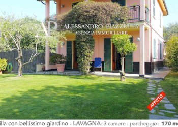 Accesso con cancello elettrico e posto auto - Villa Lavagna - foto 39