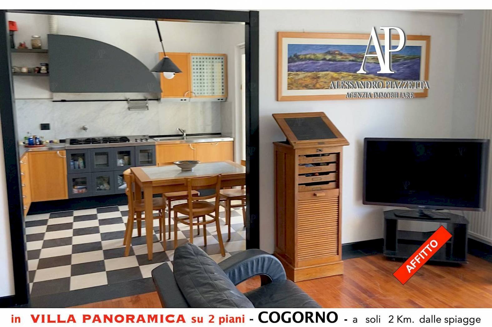 Cucina - zona giorno al primo piano - Villa Cogorno - photo 3