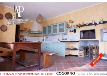 Ampia zona giorno con forno a legna piano terra - Villa Cogorno - foto 15
