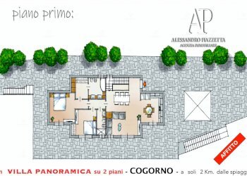 Planimetria primo piano - Villa Cogorno - foto 49