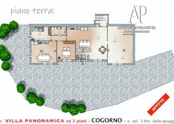 Planimetria piano terra - Villa Cogorno - foto 50