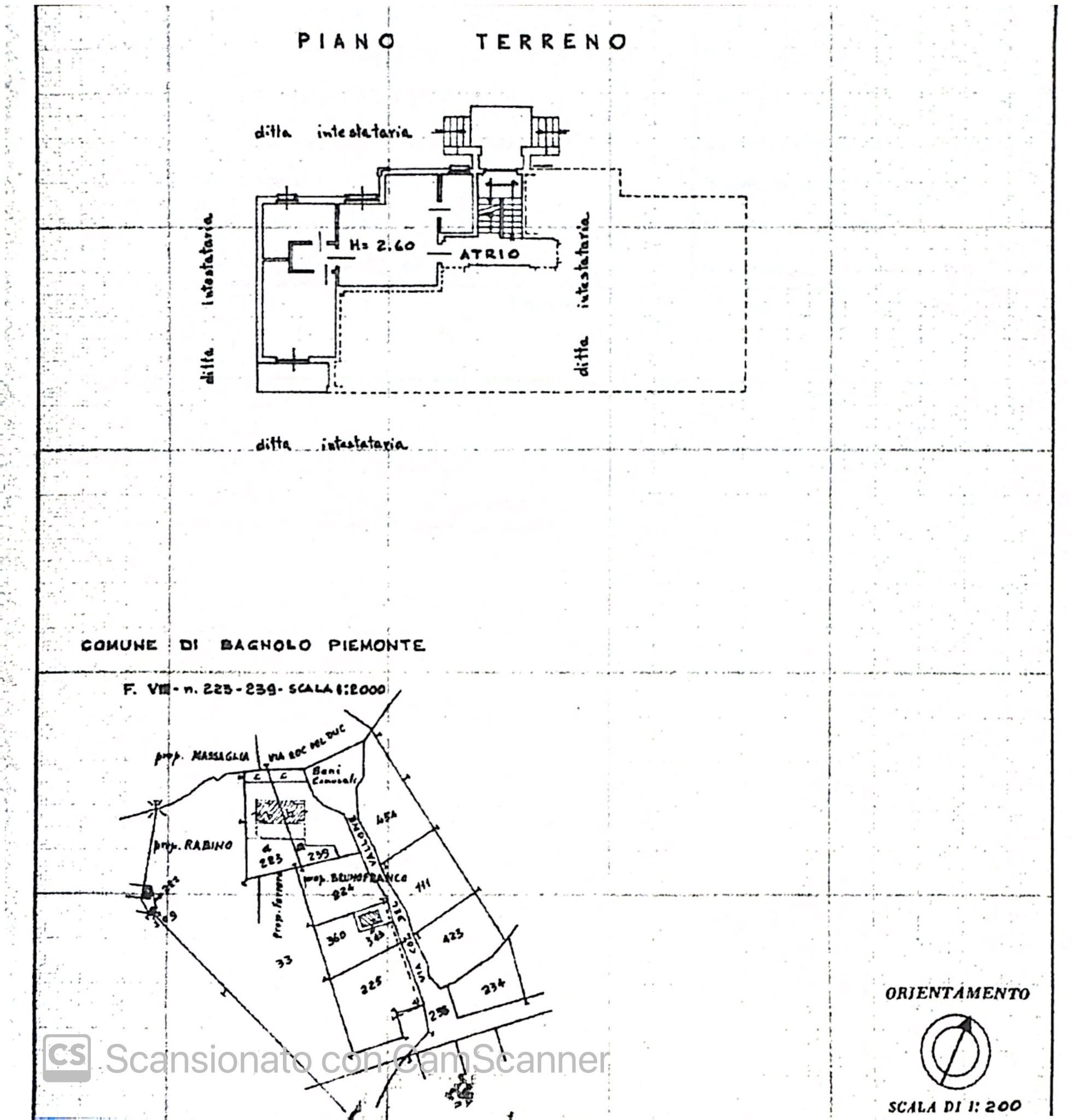 Bilocale Via Col del Vallone, 11, Bagnolo Piemonte - planimetria 1