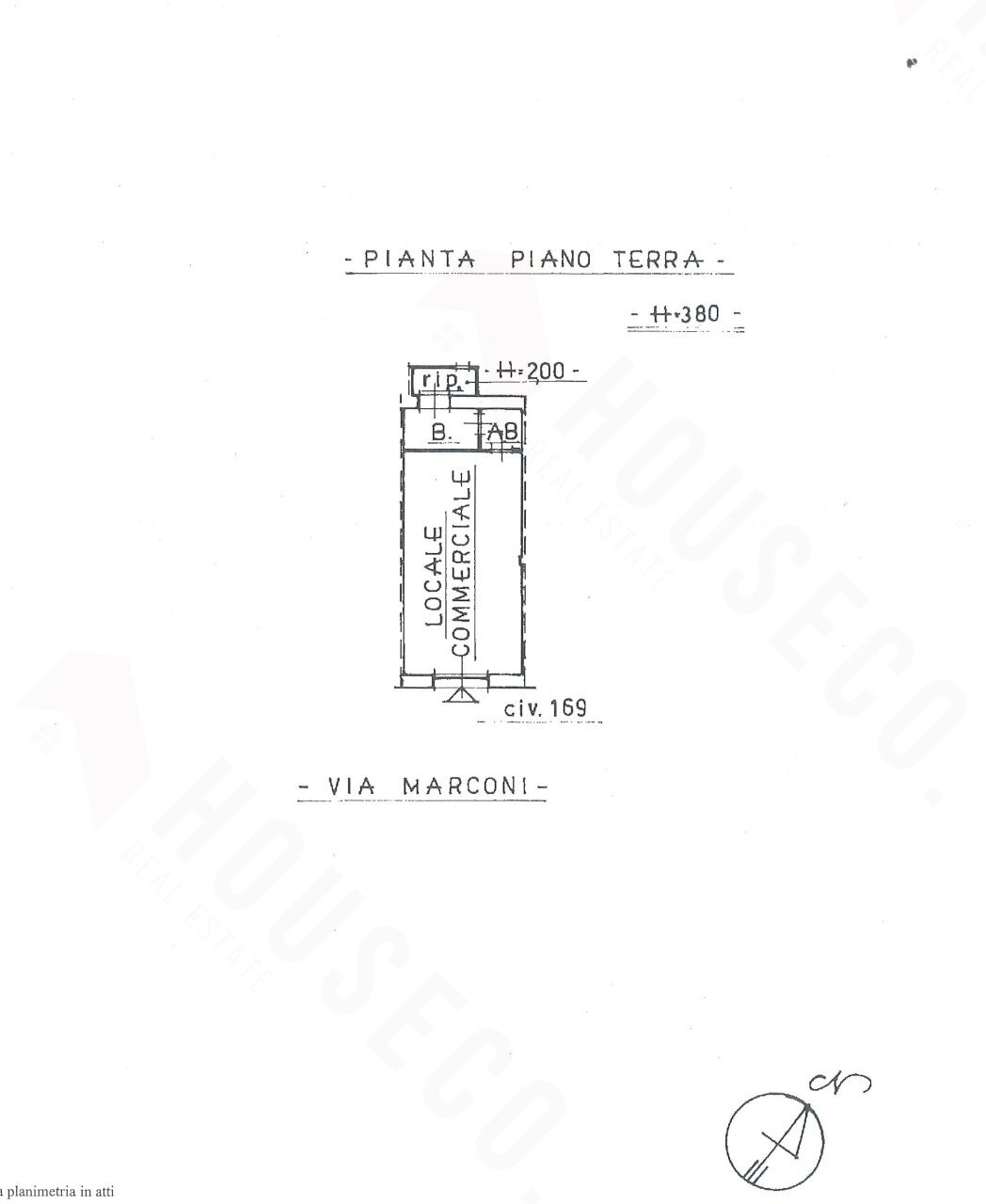 Pln via Marconi_0001 (1).jpg - Locale Commerciale Via Marconi 228, Quartu Sant'Elena - foto 2