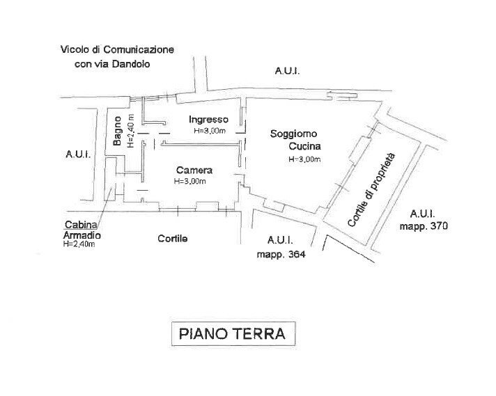 Bilocale viale Vincenzo Dandolo, 4, Varese - planimetria 1