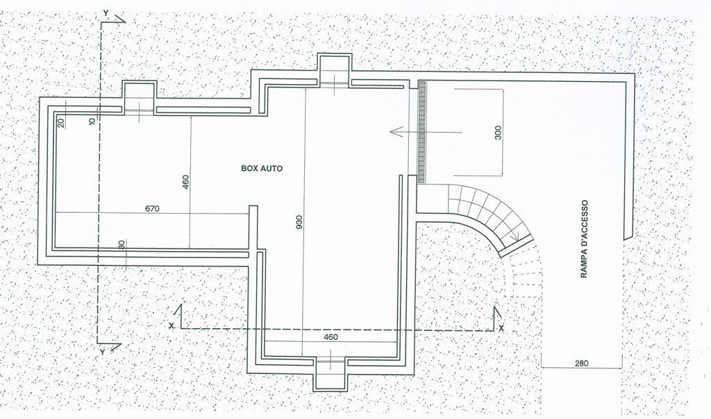 Rif 409 piano interrato.jpg - Building land Sassello - floor plans 1