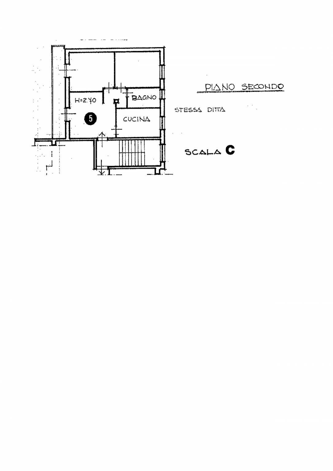 Four-room apartment via Roburent, 16, Dronero - floor plans 1