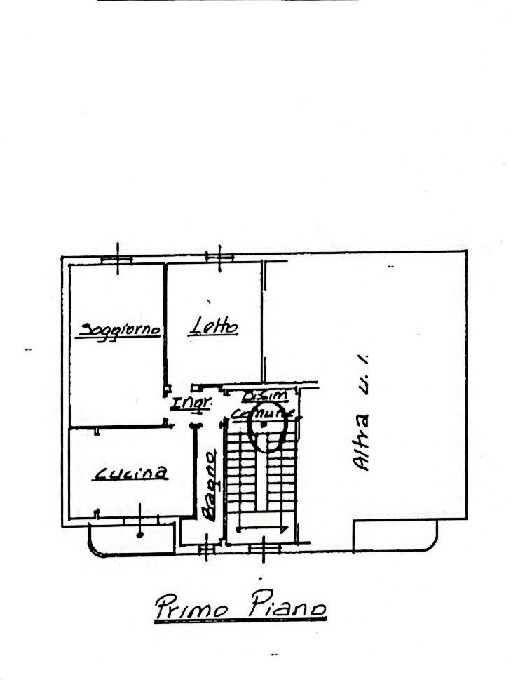 Appartamento Conselice - planimetria 1
