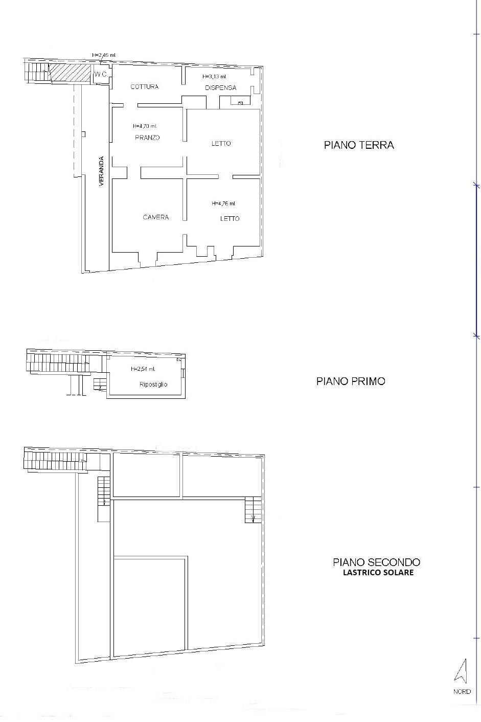 Casa indipendente via Daniele Manin, Alessano - planimetria 1