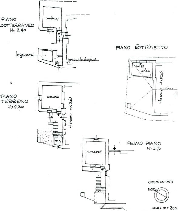 Baita Borgata Bassura, Snc, Celle di Macra - planimetria 1