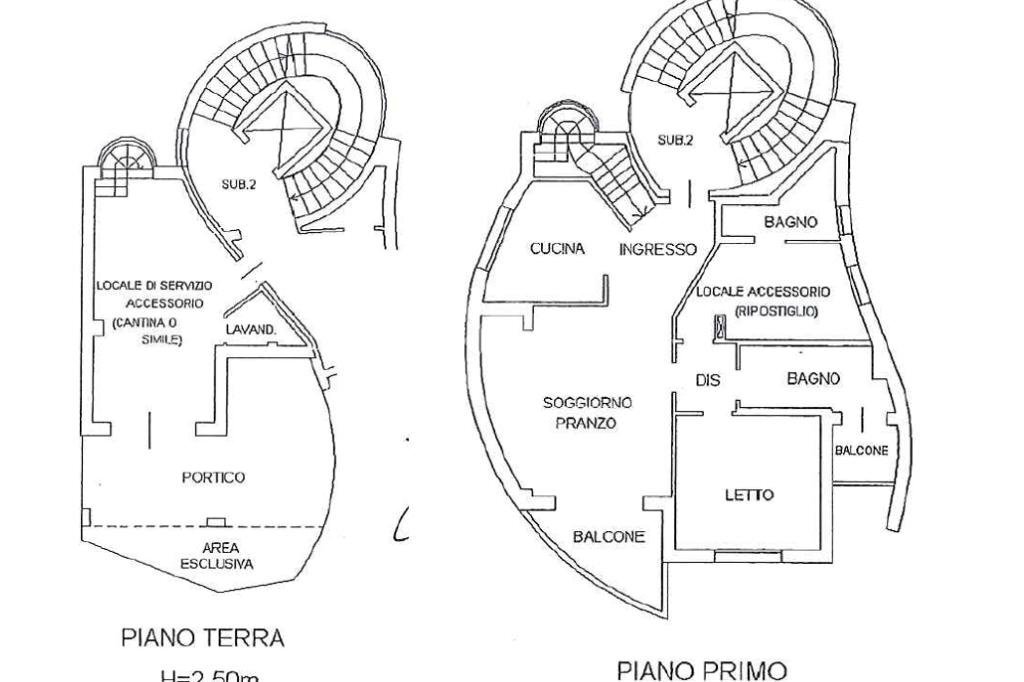 Loft Via Portello, Vignola - planimetria 1