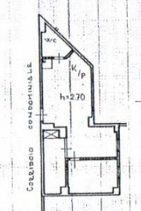 Trilocale via dei Villini, Rieti - planimetria 1