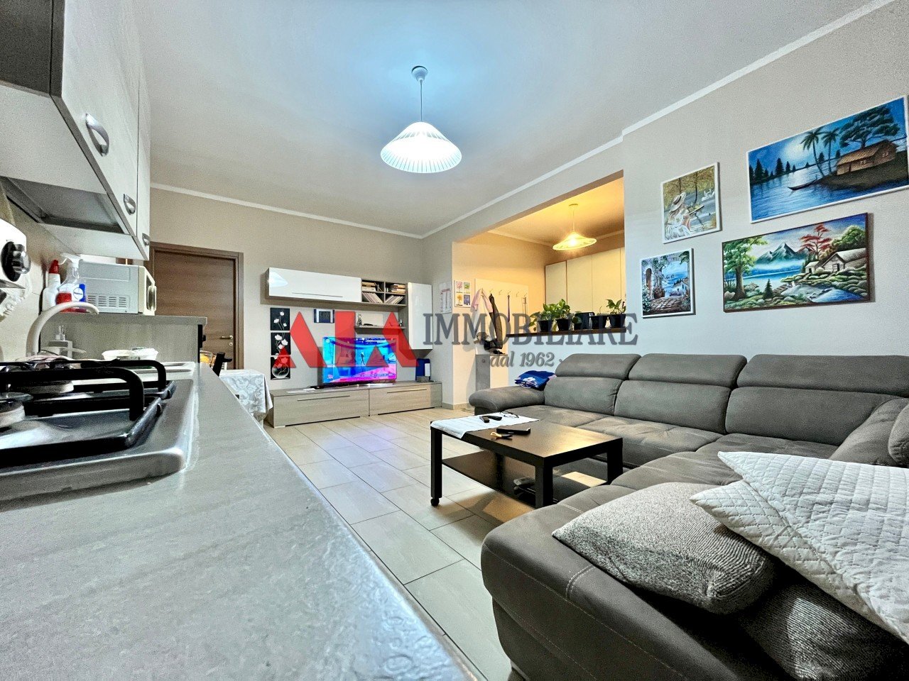 Zona giorno - Appartamento Via Vittorio Veneto, Pontedera - foto 1