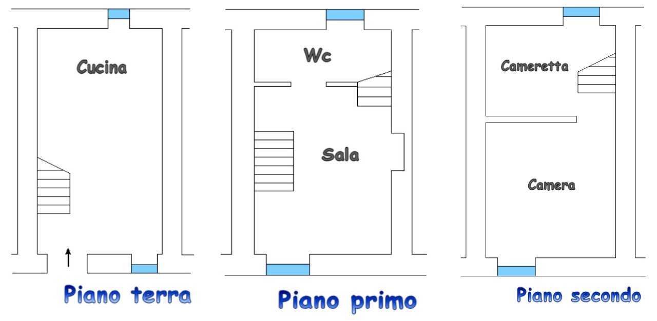insieme.jpg - Rustico Via alla Chiesa 96, Castiglione Chiavarese - planimetria 1