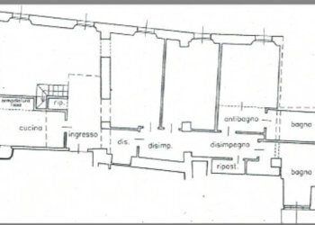 Planimetria - Appartamento via Torquato Tasso, Bergamo - foto 23