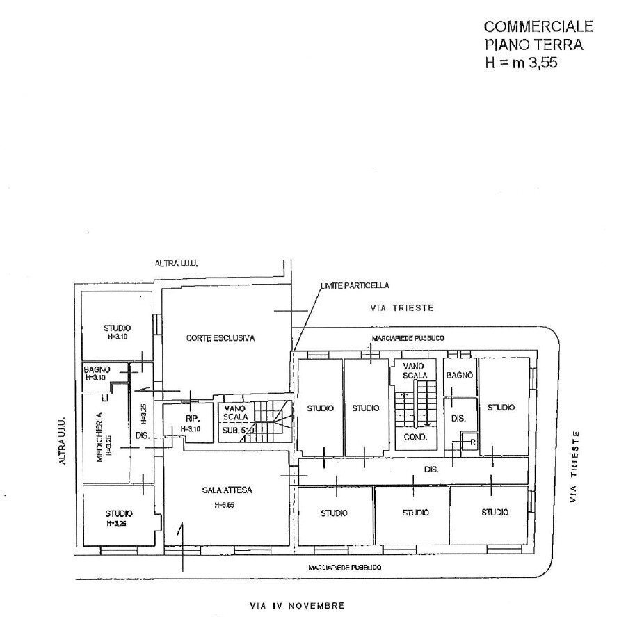 Negozio via 4 Novembre, 46, Nettuno - planimetria 1