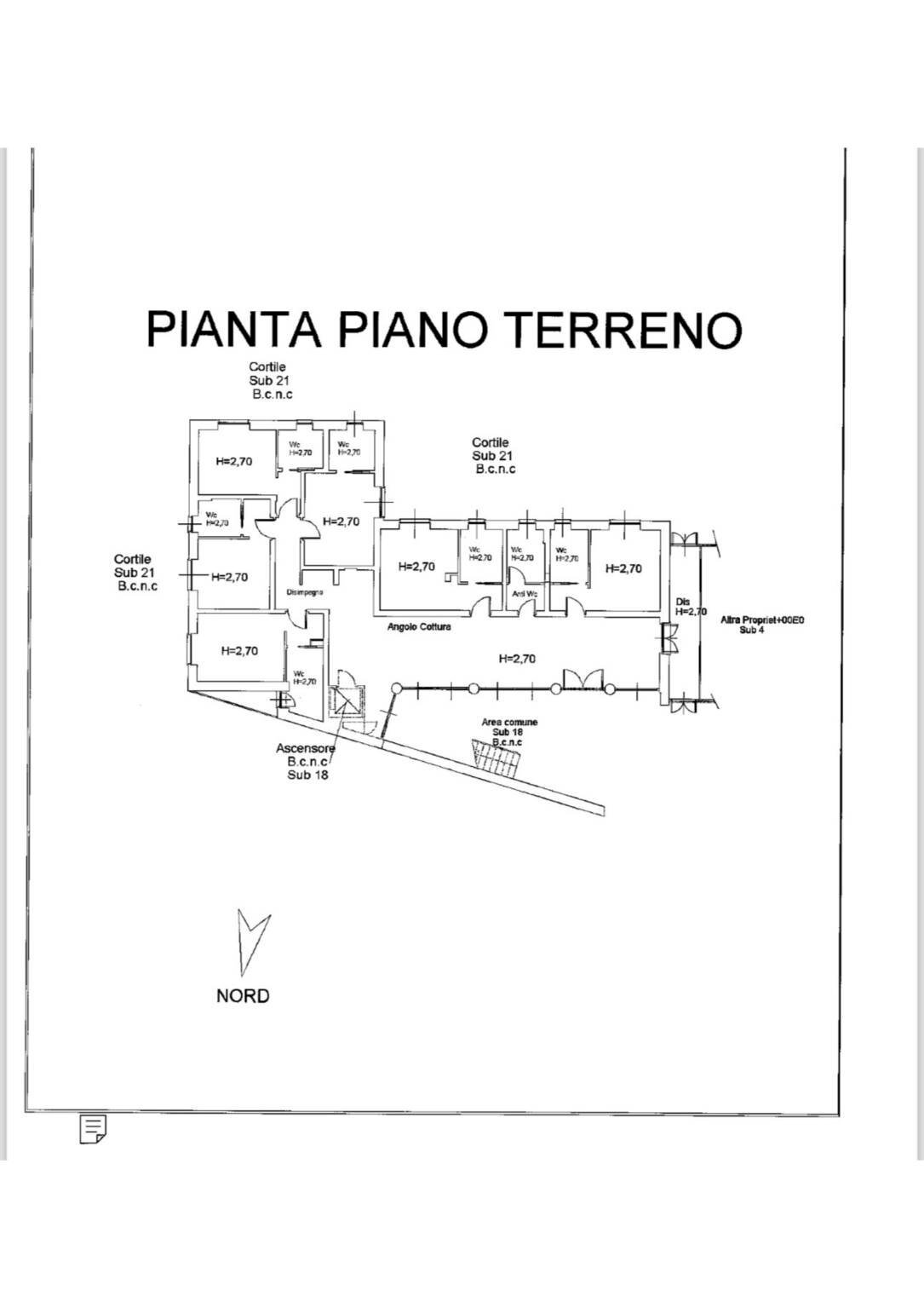 Terreno non edificabile via Giovanni Antonio Molineri, Bra - planimetria 1