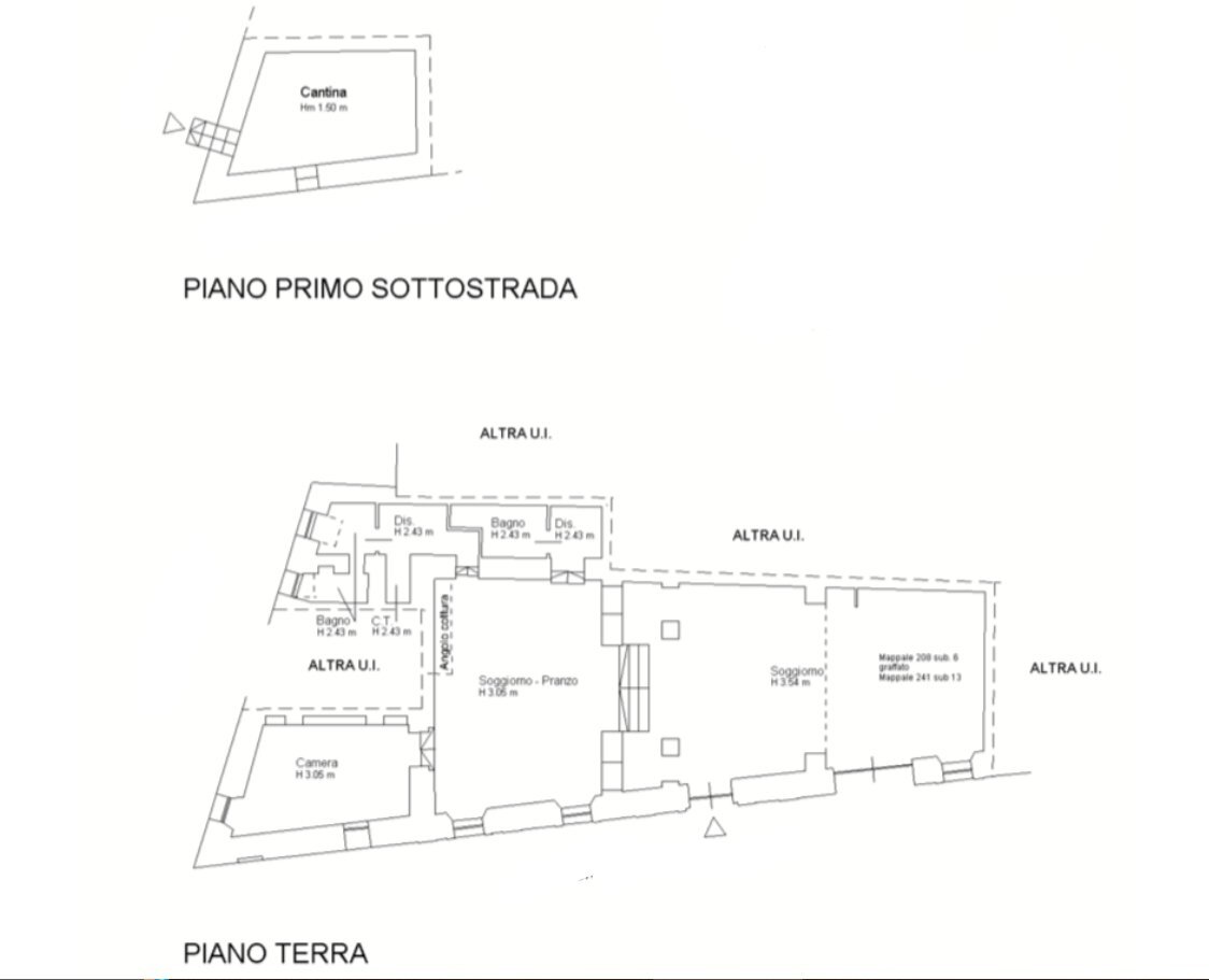Loft Cervia - floor plans 1
