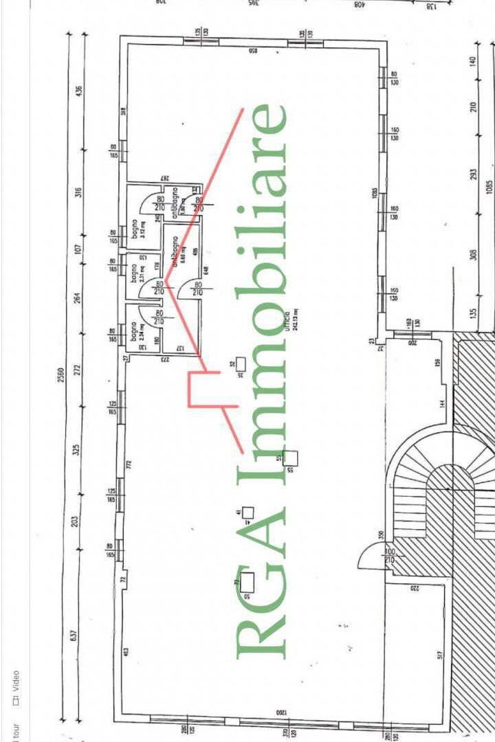 Ufficio via Giovanni Pascoli, Bergamo - planimetria 1