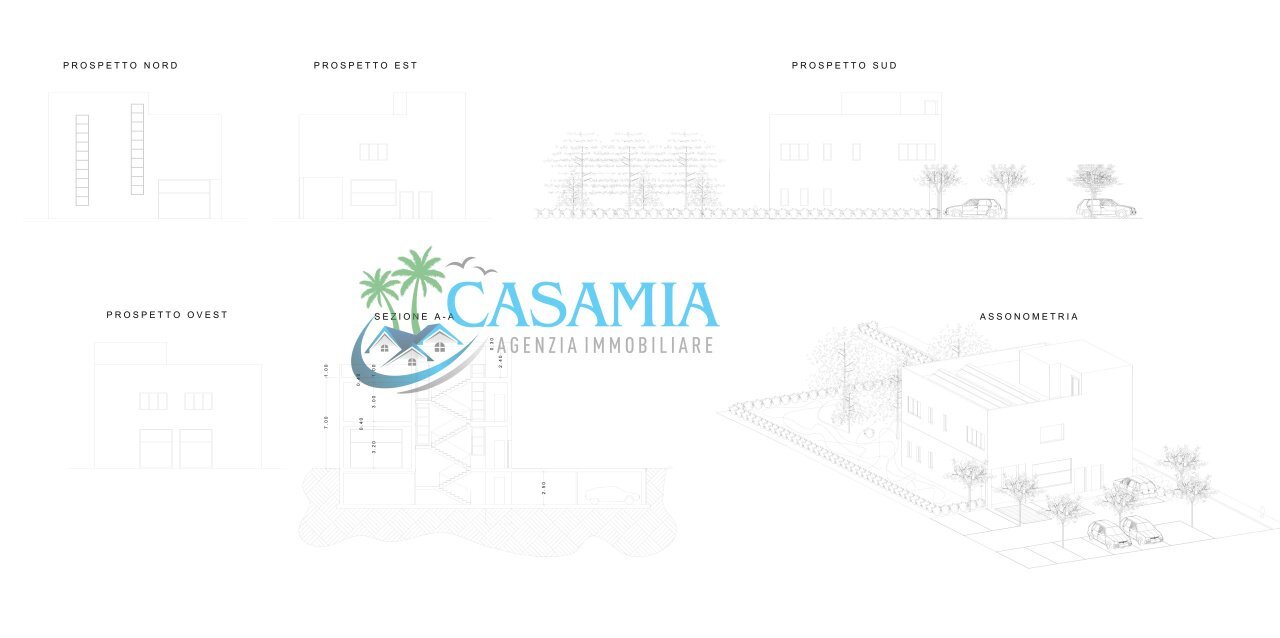 Lottizzazione attrezzature comuni San Benedetto De - Office San Benedetto del Tronto - floor plans 1