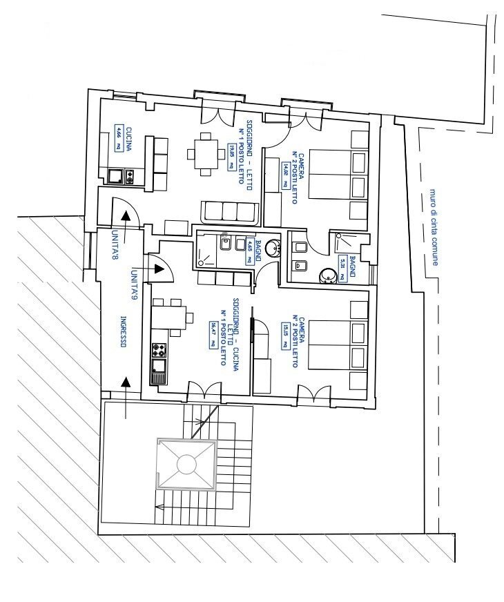 pianta piano secondo.jpg - Bed & Breakfast Piazza del Popolo 1, Palazzolo Acreide - photo 2