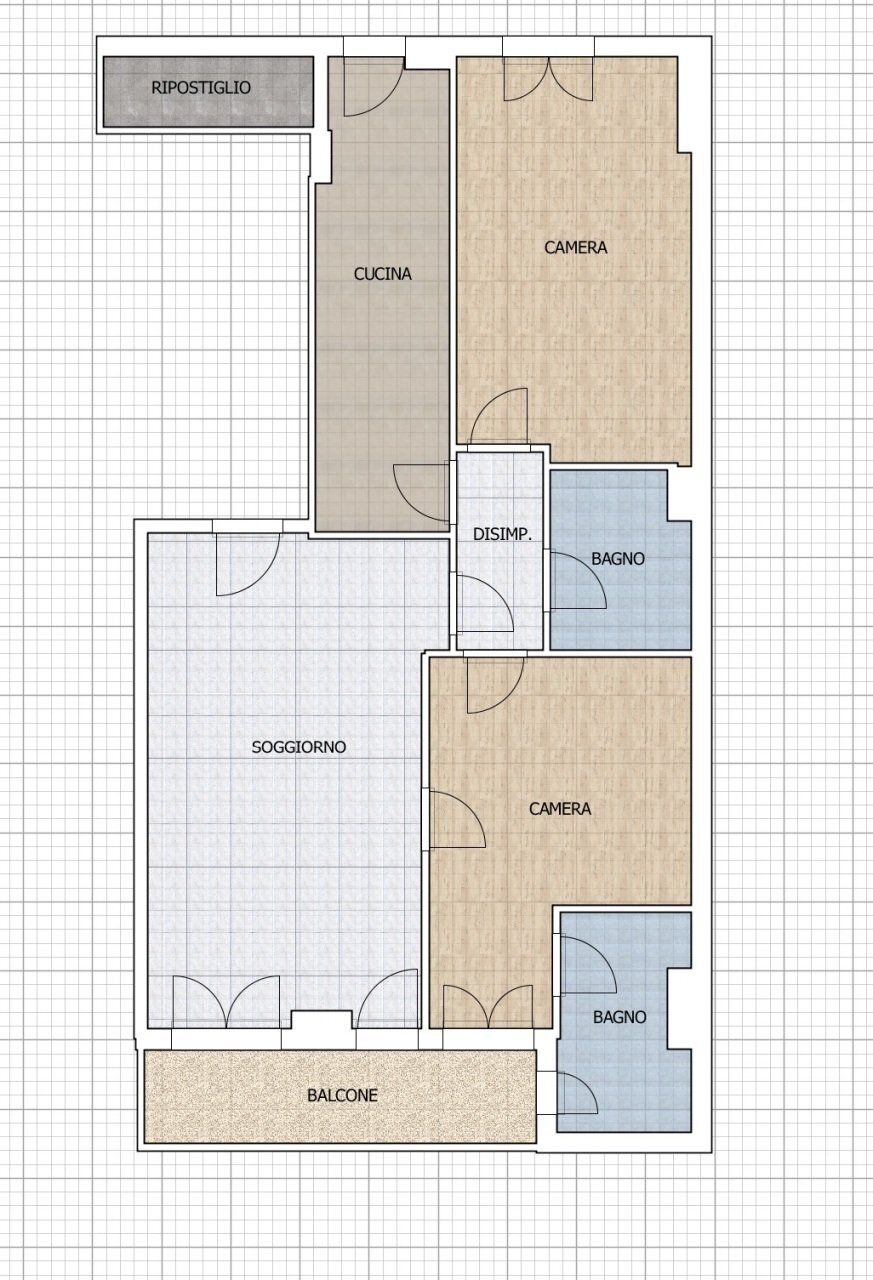 planimetria noi.jpg - Appartamento via Notari  119, Modena - planimetria 1