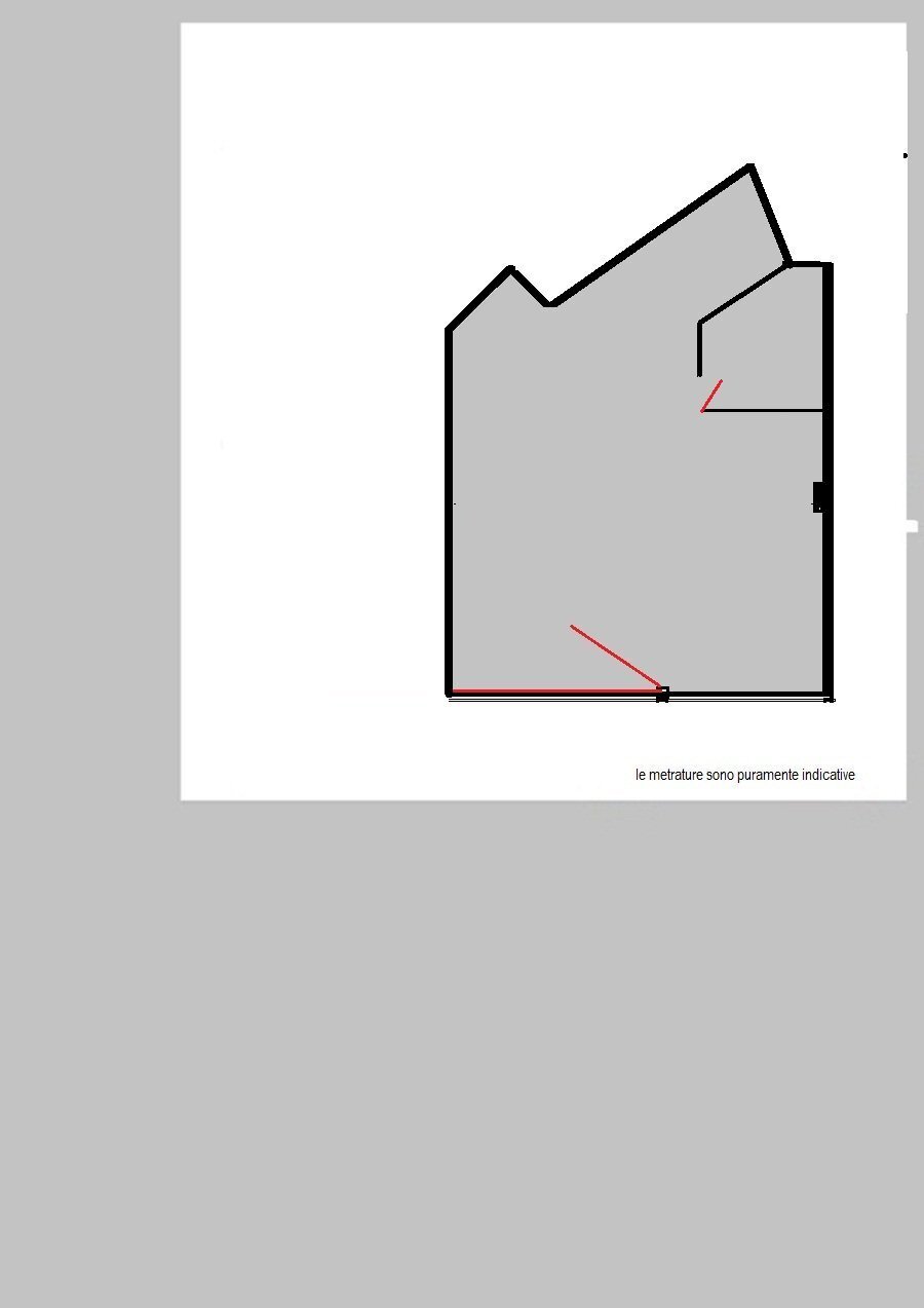 Negozio via Gian Pietro Puricelli, 3, Gallarate - planimetria 1