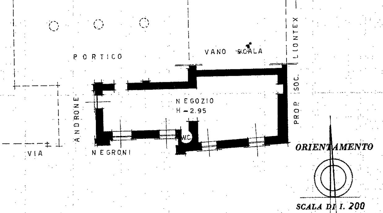 Planimetria Ufficio.png - Office Via Negroni 1, Novara - floor plans 1