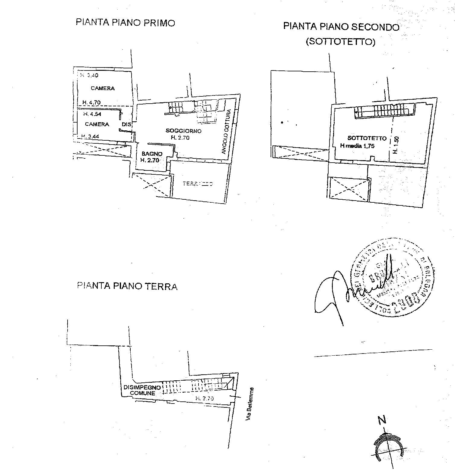 Four-room apartment San Giovanni in Persiceto, 42, San Giovanni in Persiceto - floor plans 1