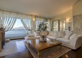 Lussuosa villa in vendita a Meina - soggiorno con vista  - Villa Meina - foto 9