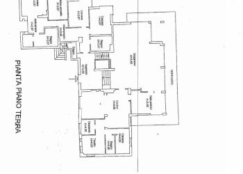 Villa di lusso a Meina - planimetria piano terra  - Villa Meina - foto 23