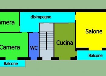 piantina - Quadrilocale via Pavarolo, Baldissero Torinese - foto 21
