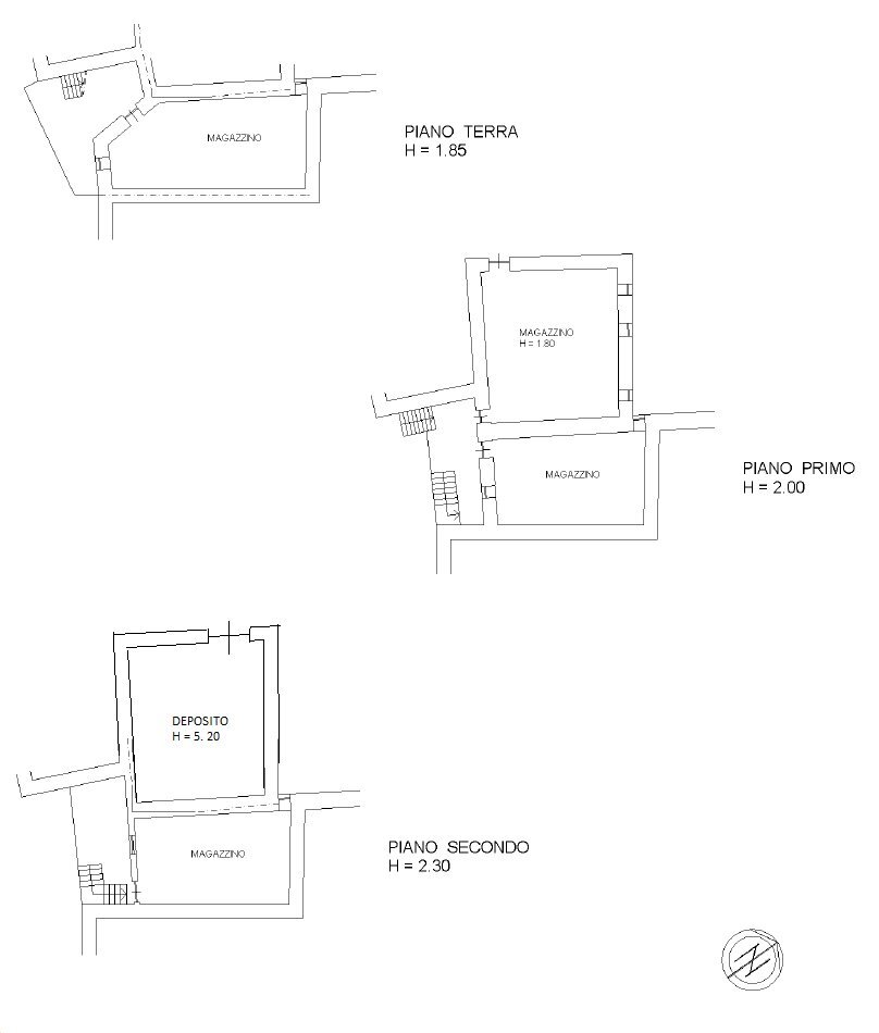 Rustico Borgata Pomieri, s.n.c., Prali - planimetria 1
