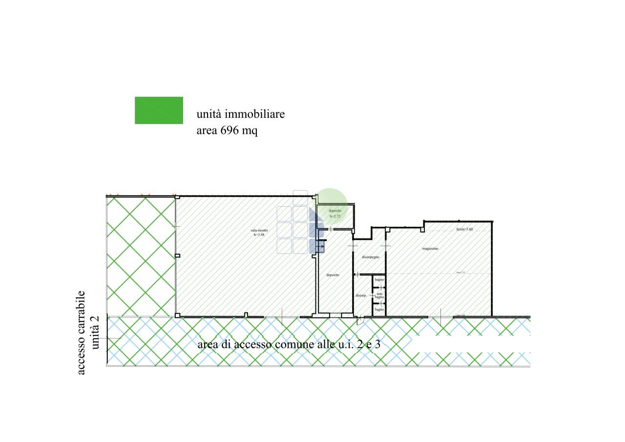 PLANIMETRIA - Commercial Premises Via dei Materassai 13, Livorno - floor plans 1