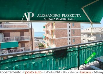 Balcone con scorcio mare - Bilocale Lavagna - foto 2