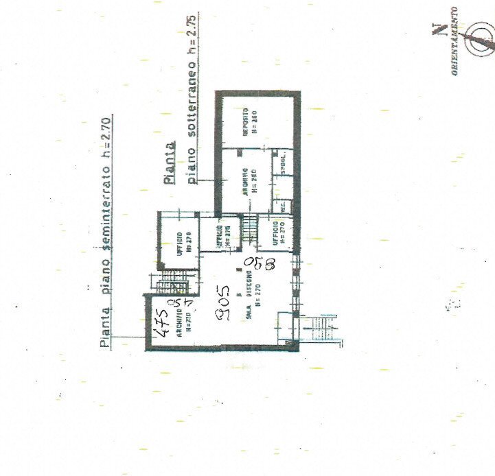 Ufficio viale Gran San Bernardo, Aosta - planimetria 1