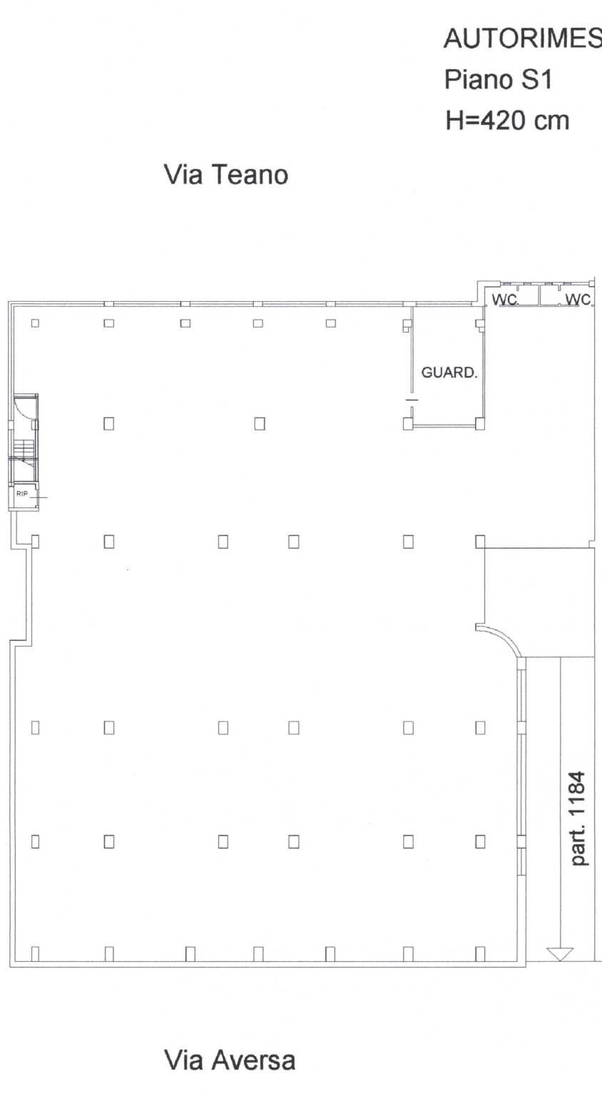 Box via Aversa, 12, Roma - floor plans 1