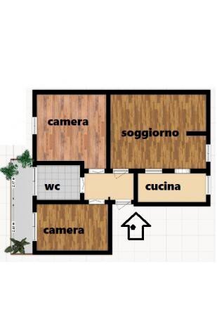 Three-room apartment via Luigi Cadorna, 20, Rho - floor plans 1