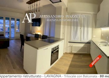 Angolo cottura e soggiorno - Trilocale Lavagna - foto 9