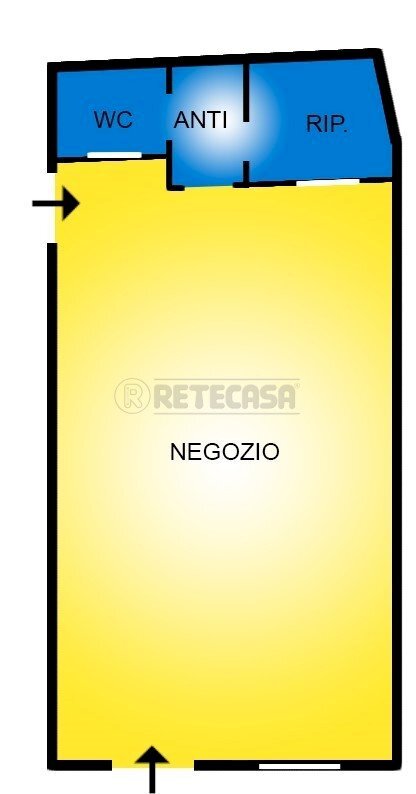 Retecasa_Valdagno - Planimetria - Locale Commerciale Valdagno - planimetria 1