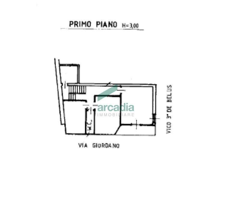 Planimetria Piano 1?.jpg - Quadrilocale Via Giordano 4, Rutigliano - planimetria 1