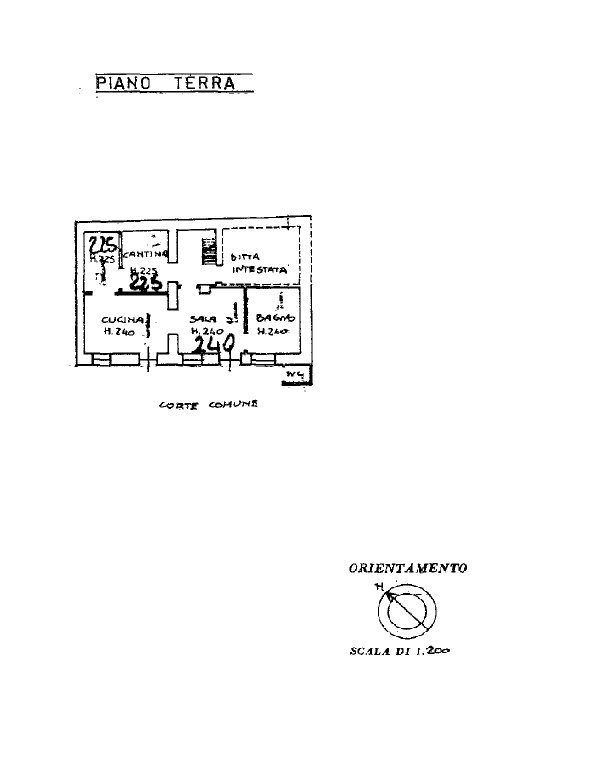 Casa semi indipendente via marinetto, 12, Perosa Argentina - planimetria 1