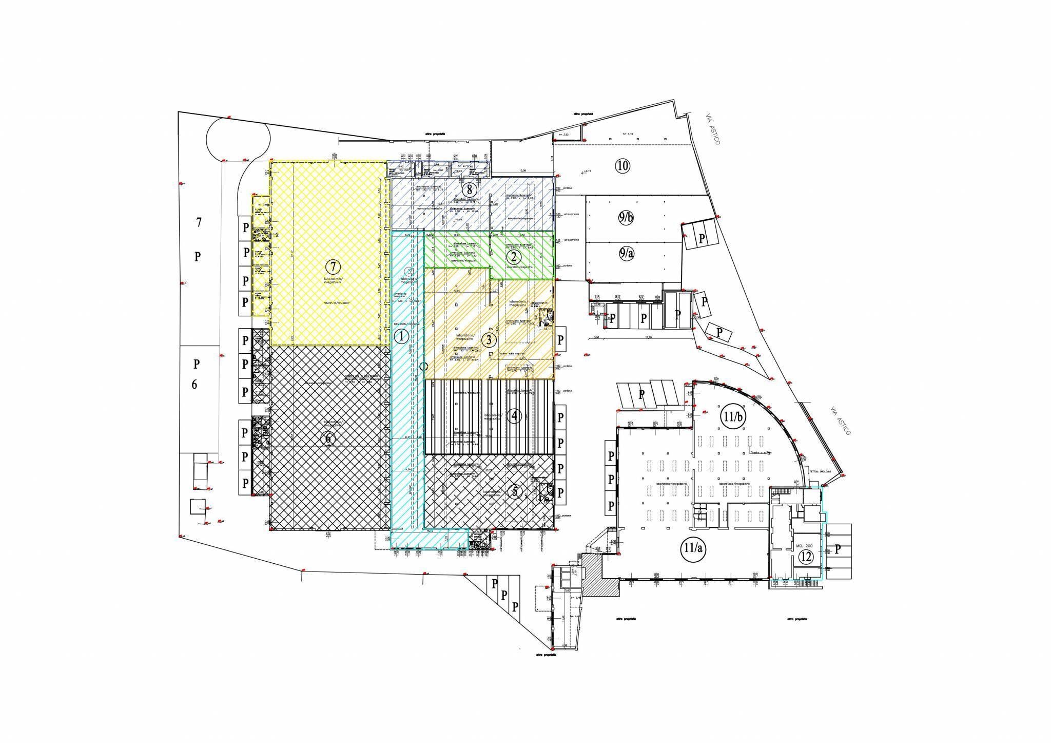 Capannone via Astico, 41, Varese - planimetria 1