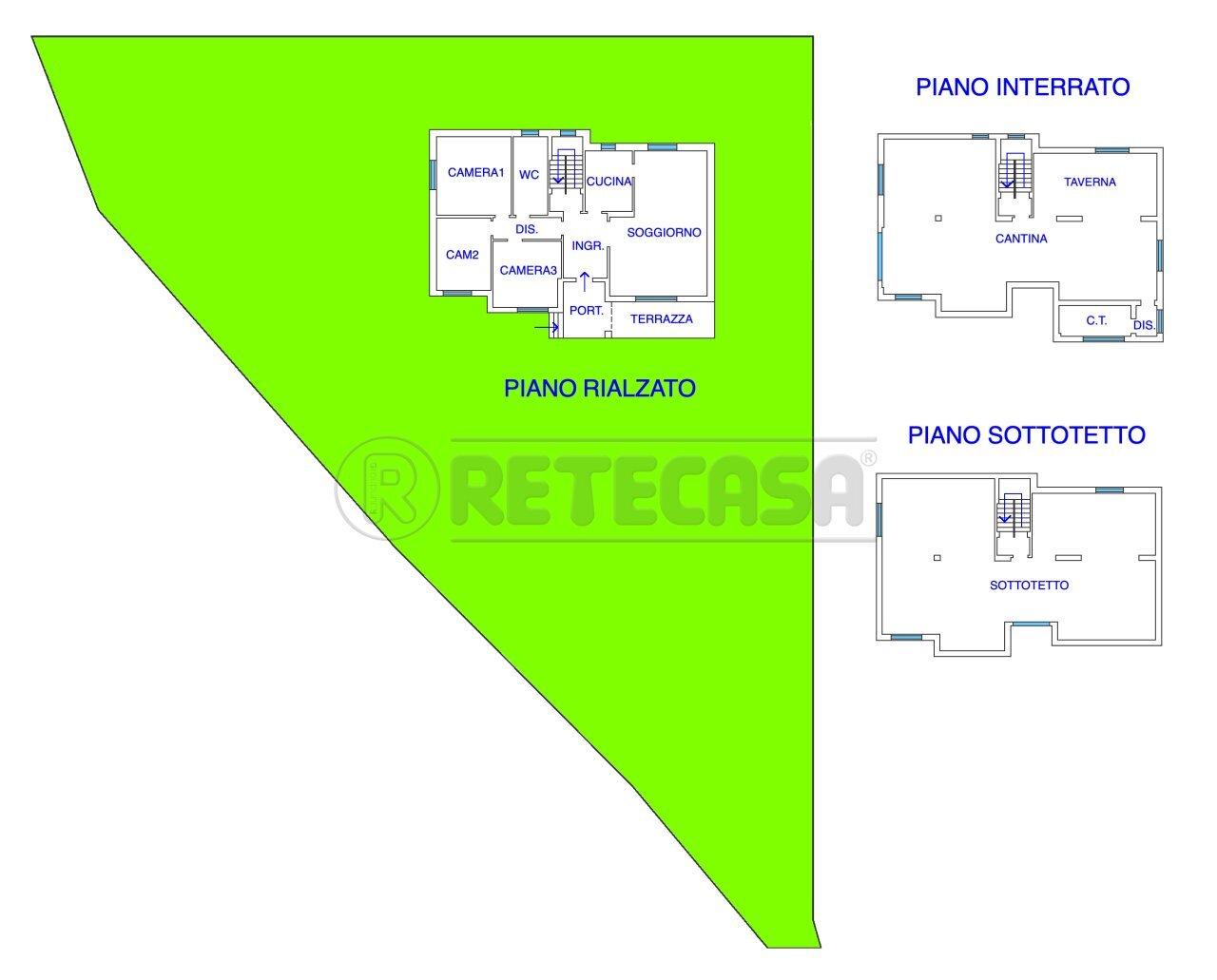 PLANIMETRIA - Villa Via del Collio 20, Cividale del Friuli - planimetria 1