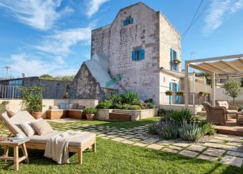 Prospettoipotesi di arredo esterno - retro - Casale Contrada San Nicola 111a, Monopoli - photo 3